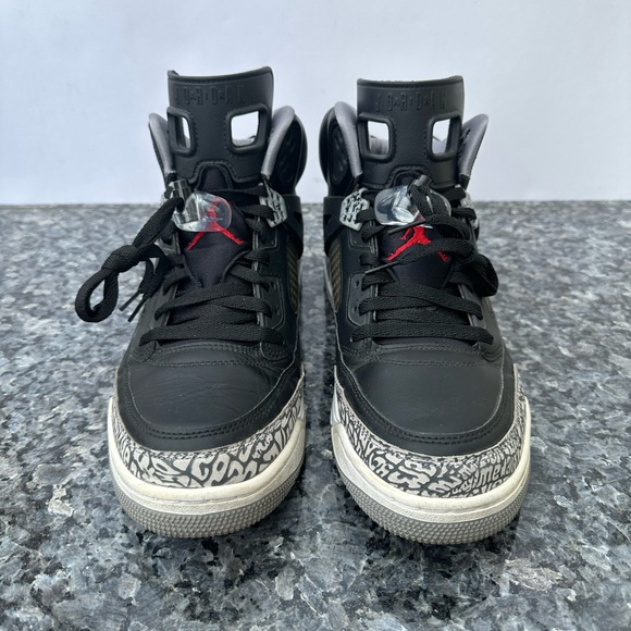 Nike Air Jordan Spizike Black Cement Gray 315371-034 Men's Shoes Size 11. - Picture 3 of 14